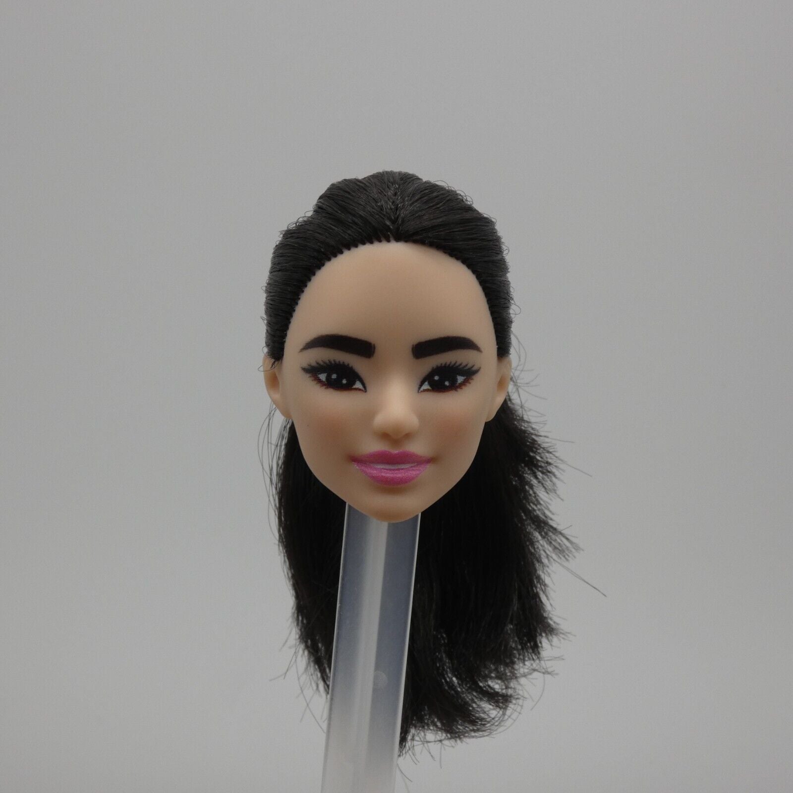 Barbie Made To Move Tennis Player Doll Head Only Black Hair Asian 2023 HKT73