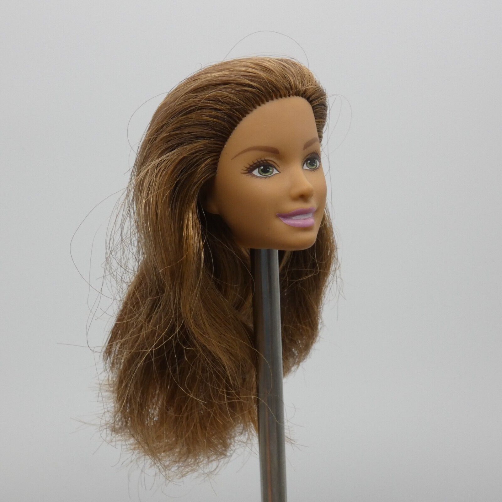 Barbie Beach Teresa Doll Head Summer Face Brown Hair Green Eyes 2016 DGT79