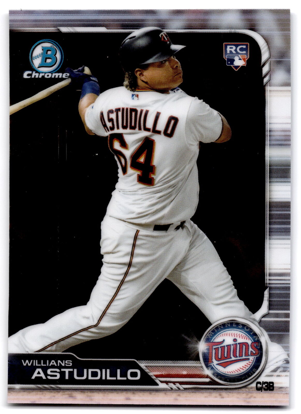 2019 Bowman Chrome #40 Willians Astudillo NRMT