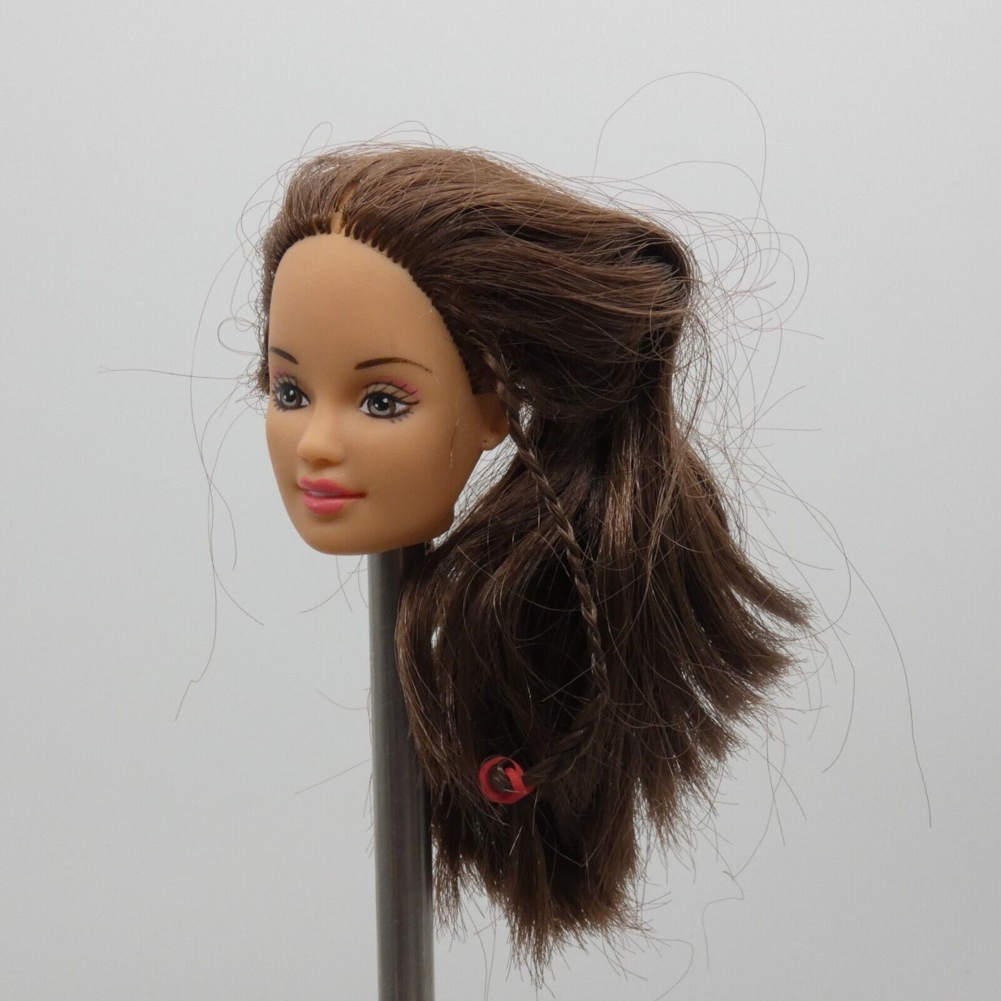 Barbie Palm Beach Teresa Doll Head Brown Eyes Hair Medium Light Skin 2002 53459