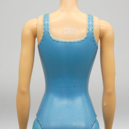 Barbie Color Reveal Doll Body Teal Blue Molded Bodysuit Straight Arms 2021 GPD21