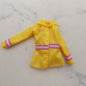 Barbie Careers Fighter Fighter Fashion Doll Jacket Yellow Raincoat 2015 CHJ28