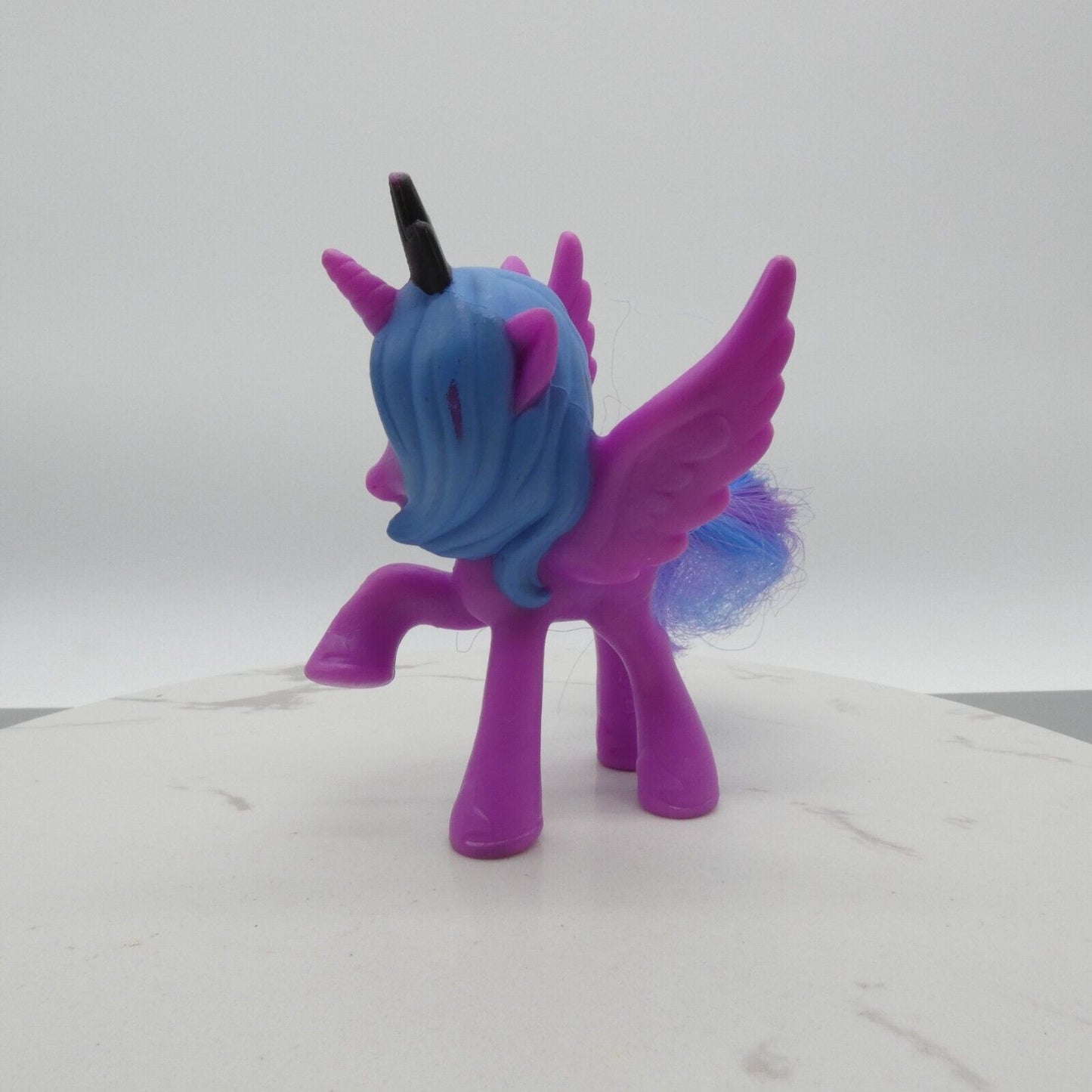 My Little Pony Friendship is Magic Princess Luna Purple 2014 McDonalds Moon Mark