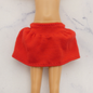 Stacie Doll Size Mini Skirt Red Jersey Cloth Elastic Waist Sister of Barbie