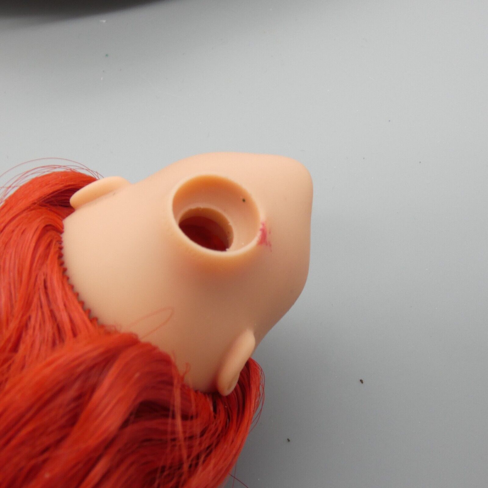 Disney Princess Ariel Doll Head The Little Mermaid Red Hair 2013 Mattel BBM22