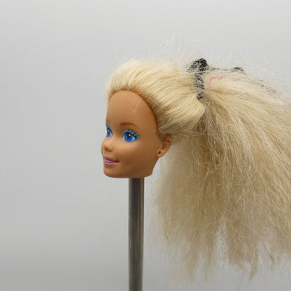 Barbie Feeling Fun Doll Head Superstar Face Wavy Crimped Hair 1988 Mattel 1189