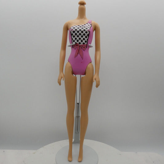 Barbie Water Play Doll Body Only Medium Light Skin Pink Suit 2014 Mattel CFF12