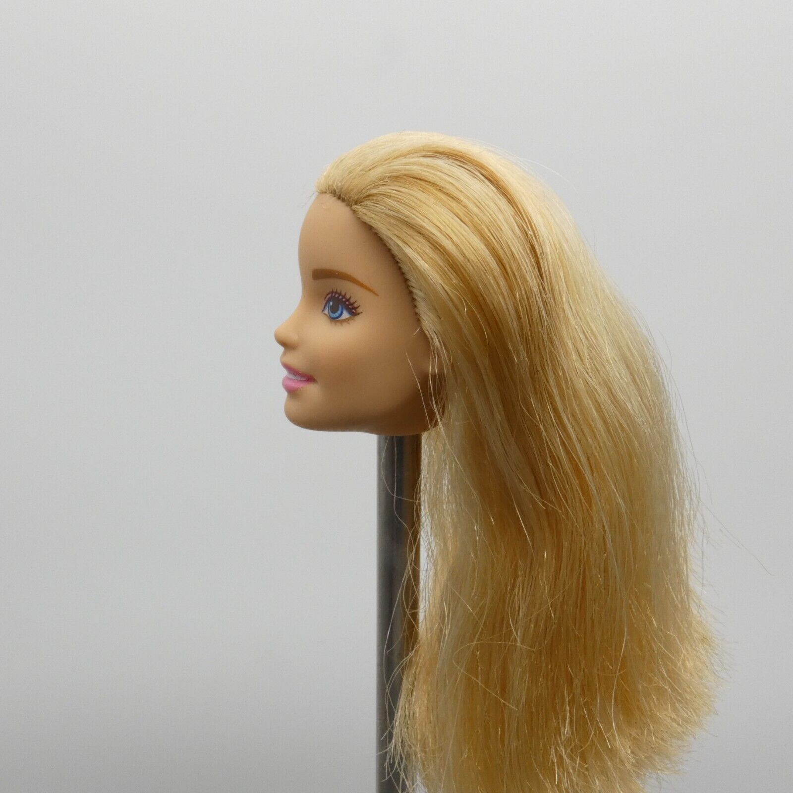 Barbie Beach Doll Head Millie Face Straight Hair Ponytail 2015 Mattel CFF12 B2