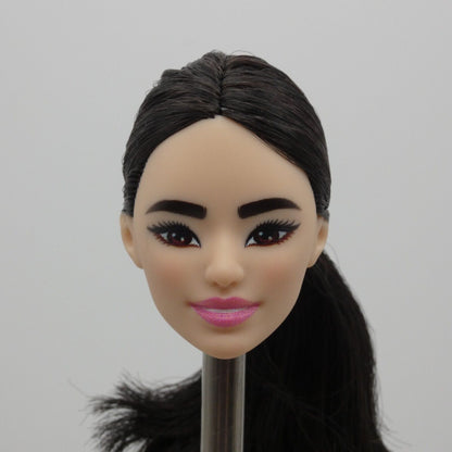 Barbie Made To Move Tennis Player Doll Head Asian Light Hair 2023 HKT73 Mattel E