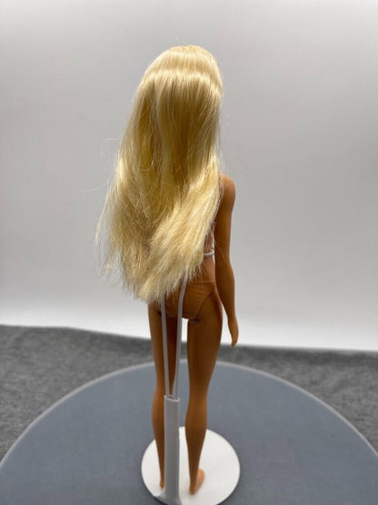 Barbie Doll Millie Blonde Nude Straight Arms Heel Feet Left Side Part 2015 Body