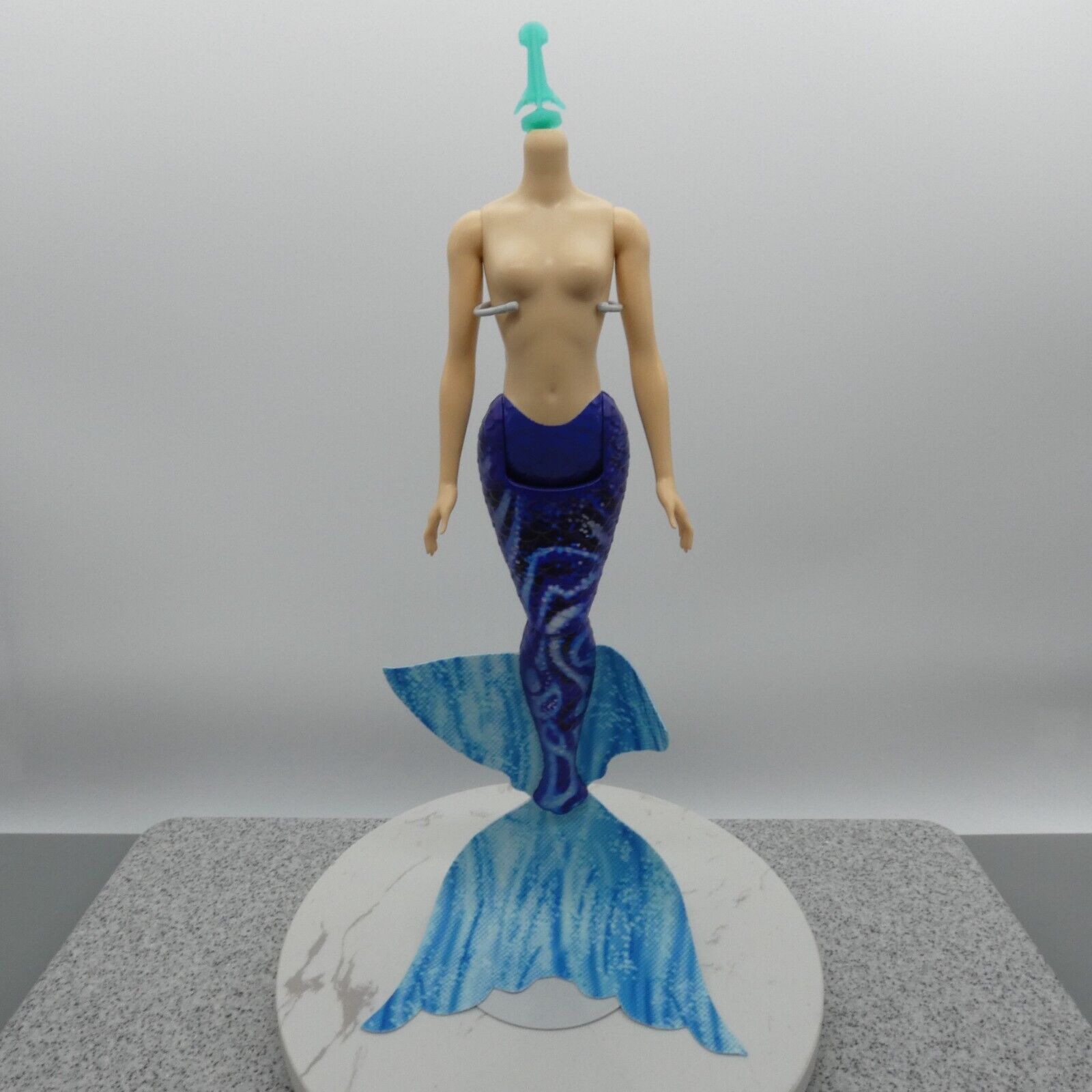 Disney Little Mermaid Live Action Karina Doll Body Light Skin Blue Tail HLX18