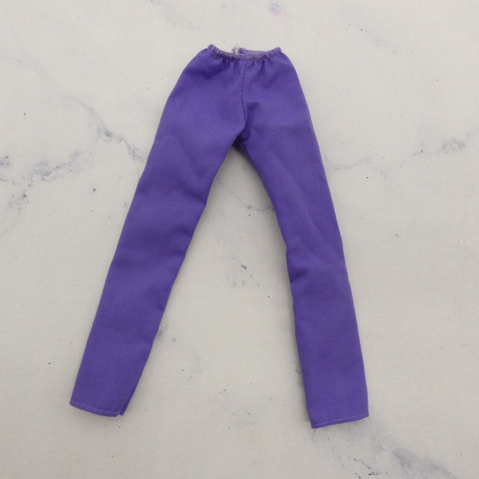 Barbie Doll Size Pants Purple Scrubs Straight Leg Elastic Waist Lavender