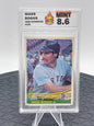 Wade Boggs 1984 Donruss #151 Graded 8.6 ACE Boston Red Sox