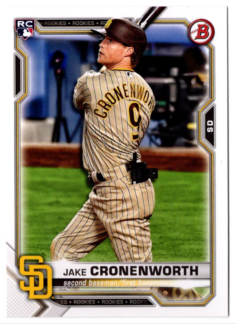 2021 Bowman Jake Cronenworth Rookie San Diego Padres #45