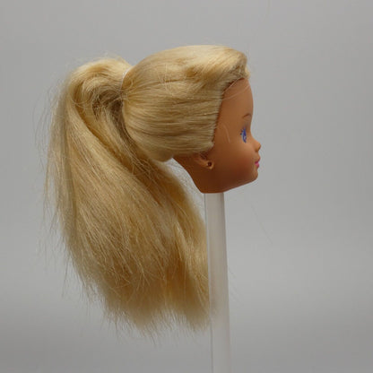 Barbie Skipper Cool Crimp Doll Head Only Blonde Hair 1994 Mattel 11179