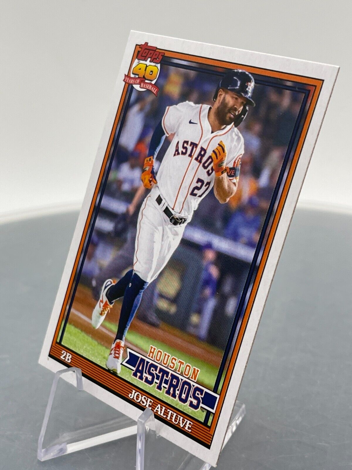 Jose Altuve 2021 Topps Archives #186 40 Years of Baseball Houston Astros