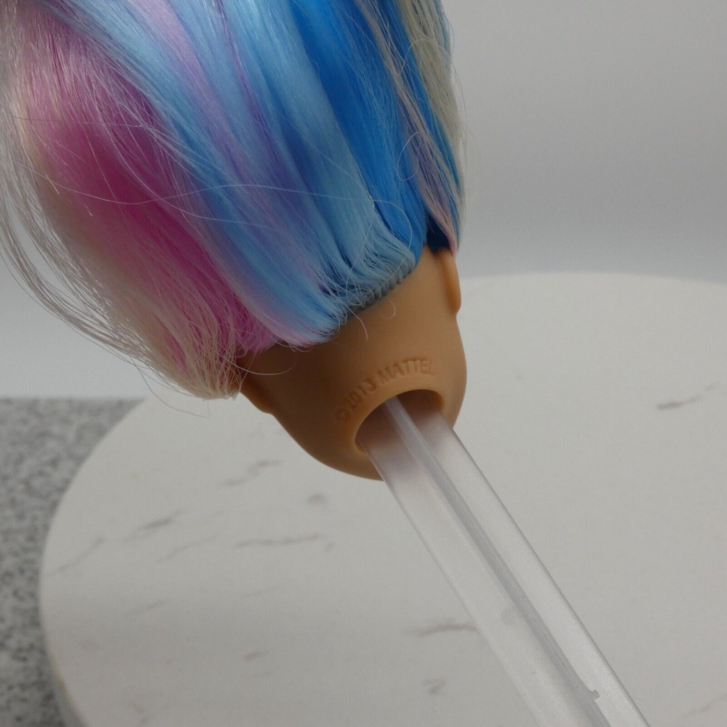 Barbie Fantasy Hair Doll Head Millie Face Pink Blue Blonde Hair 2020 GHN04