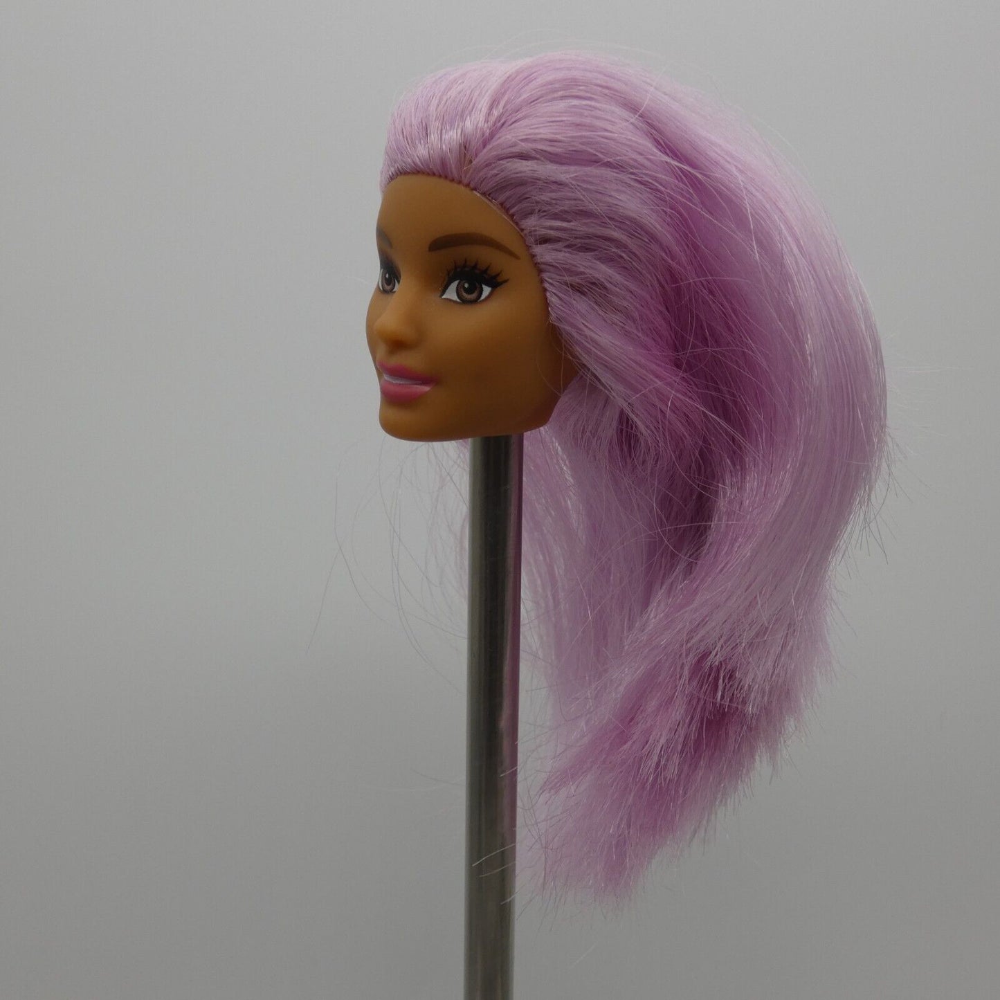 Barbie Careers Pop Star Doll Head Neysa Face Purple Hair 2019 Mattel FXN98