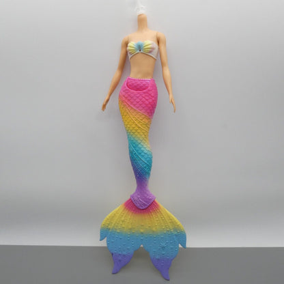 Barbie Dreamtopia Rainbow Magic Mermaid Doll Body Tail Light Skin 2021 GTF89