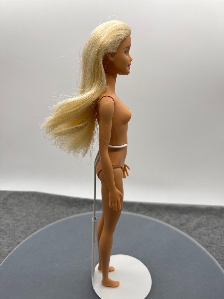 Barbie Doll Millie Blonde Nude Straight Arms Heel Feet Left Side Part 2015 Body