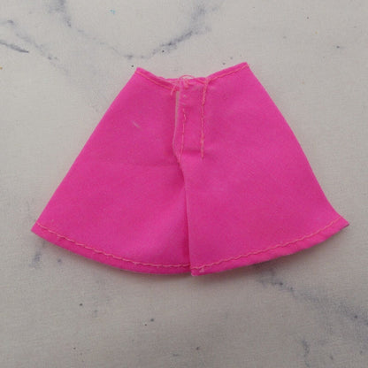 Barbie Doll Size Skirt Pink A Line Mid Thigh 80s 90s Superstar TNT