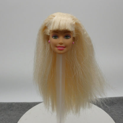 Barbie Stroll N Play Doll Head Generation Girl Face Blonde Hair Green Eyes 2002