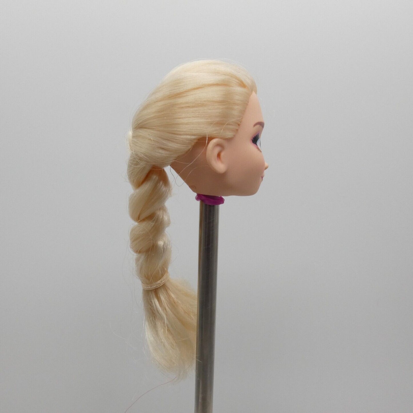 Disney Frozen Queen Elsa Doll Head Blonde Braided Hair Hasbro 2018