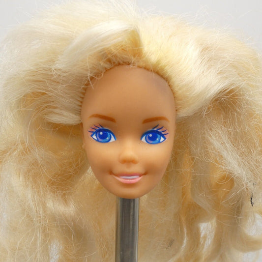 Barbie Cool Times Doll Head Superstar Face Super Scooter 1988 Mattel 3022 Flawed