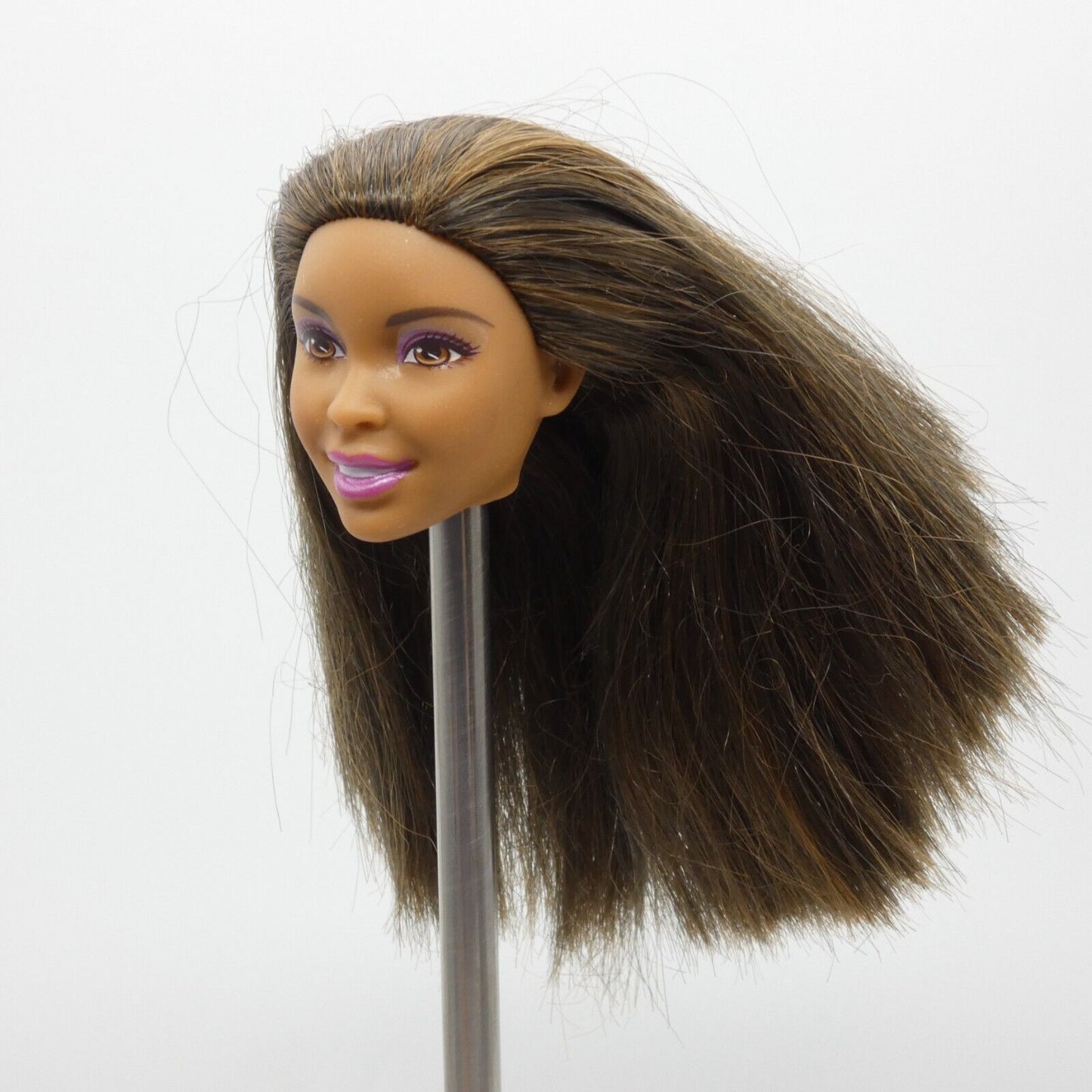 Barbie Fashionistas Doll Head Nikki Desiree Face AA Medium Skin 2013 BJV23