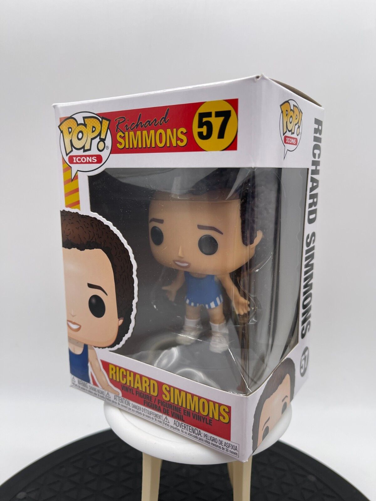 Funko Pop Icons Richard Simmons 57 Sweatin To The Oldies Vinyl Figure 2020