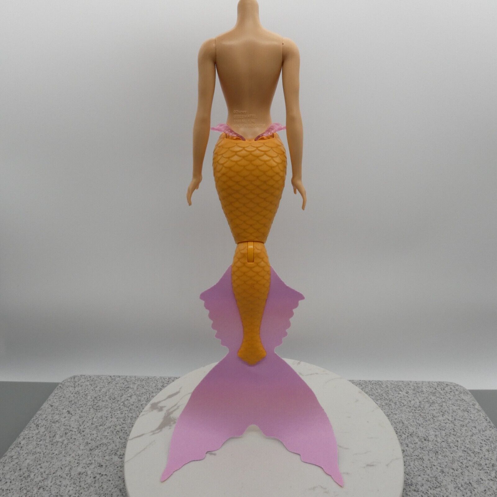 Disney Little Mermaid Live Action Mala Doll Body Light Skin Pink Tail HLX18