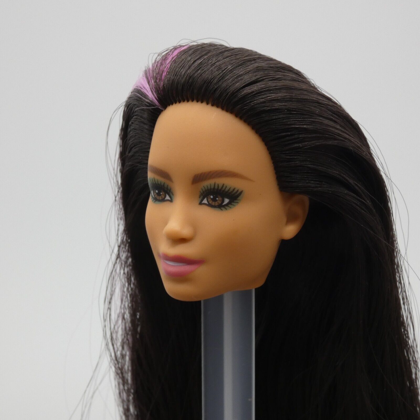 Barbie Color Reveal Watermelon Doll Head Crystal Face Black Purple Hair 2022