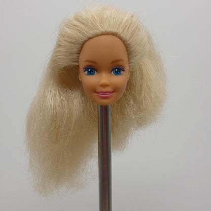 Barbie Fun To Dress Doll Head Only Blonde SuperStar 1993 Mattel 3240