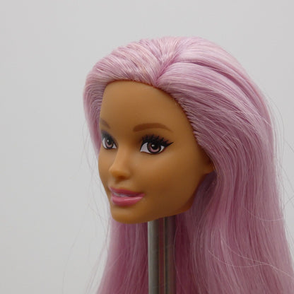 Barbie Careers Pop Star Doll Head Neysa Face Purple Hair Side Glance FXN98 2019