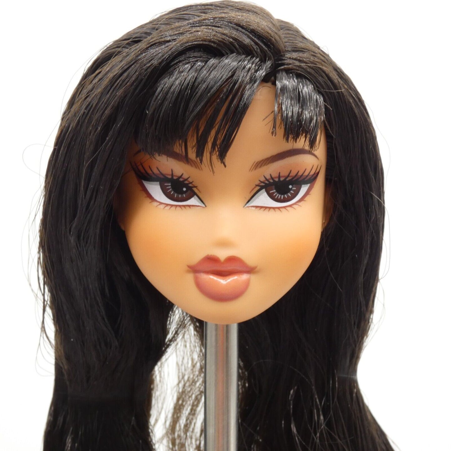 Bratz Doll Head Only Medium Light Tan Skin Kylie Jenner Day Long Hair 2023 O17B