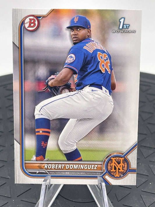 2022 Bowman Prospect #BP-51 Robert Dominguez - New York Mets