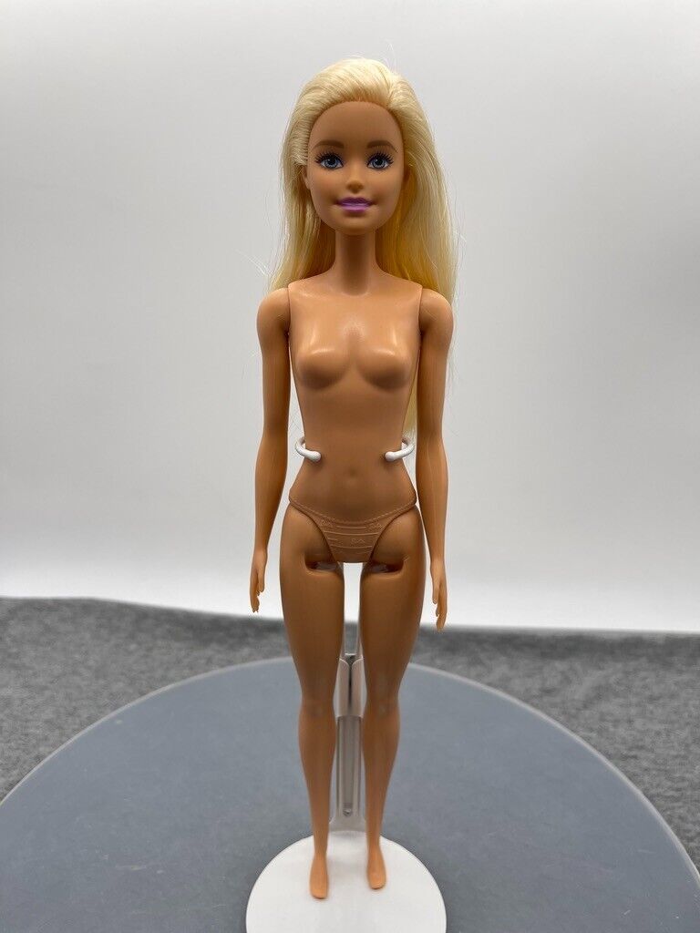 Barbie Doll Millie Blonde Nude Straight Arms Heel Feet Left Side Part 2015 Body