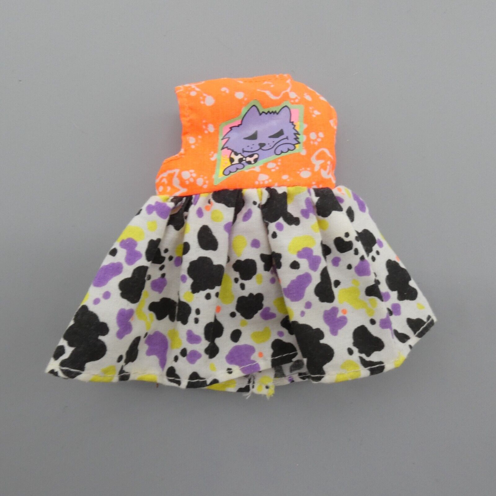 Barbie Courtney Pet Pals Doll Dress Orang Sleeveless Top Spot Skirt 1991 2710