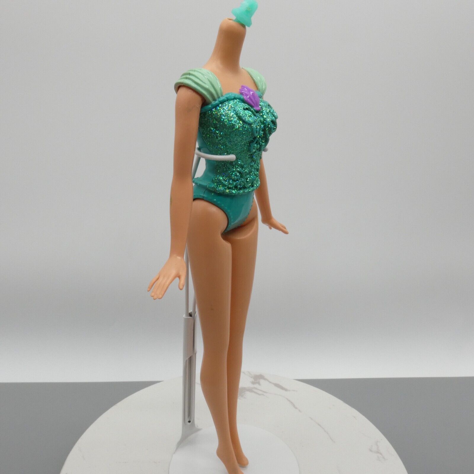 Disney Princess Ariel Doll Molded Bodysuit The Little Mermaid 2013 Mattel BBM22