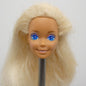 Barbie Dance Magic Doll Head Medium Light Skin Blue Eyes 1989 Mattel 4836