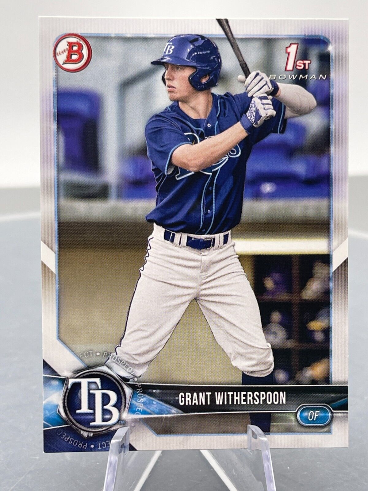 2018 Bowman Draft Grant Witherspoon 1st Bowman #BD-152 Tampa Bay Rays OF Topps