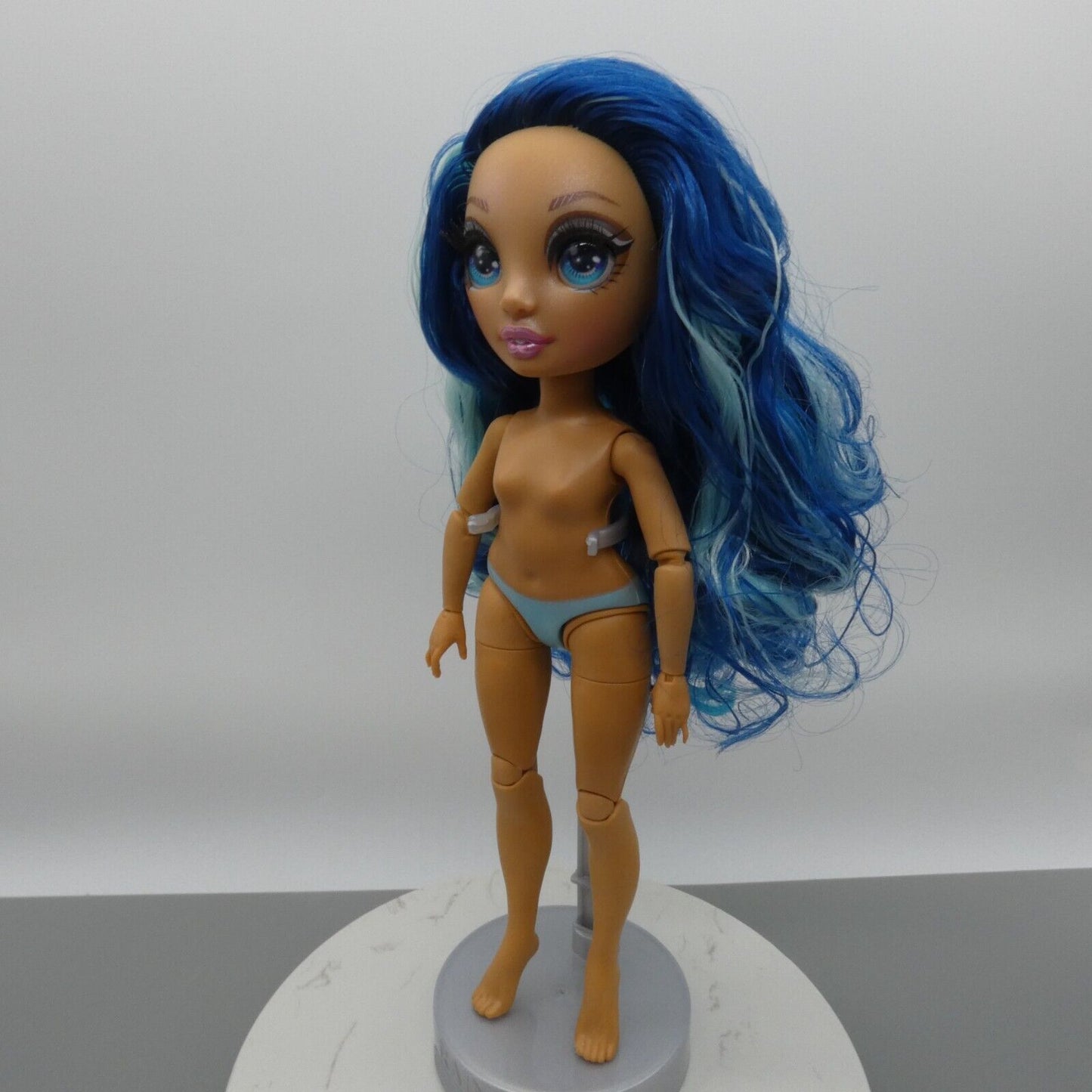 Rainbow High Skyler Bradshaw Series 1 Doll 2020 Nude Articulated Head Blue Hair