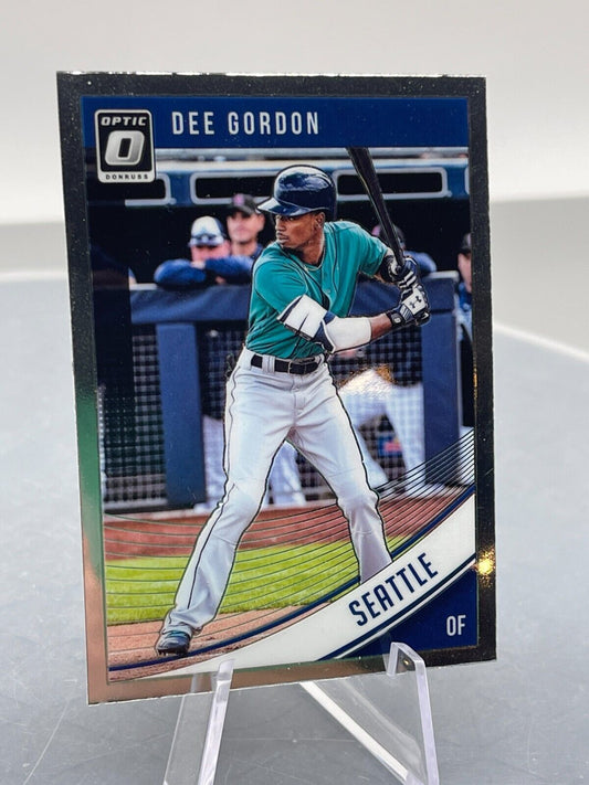 2018 Donruss Optic Dee Gordon #102 Miami Marlins Panini