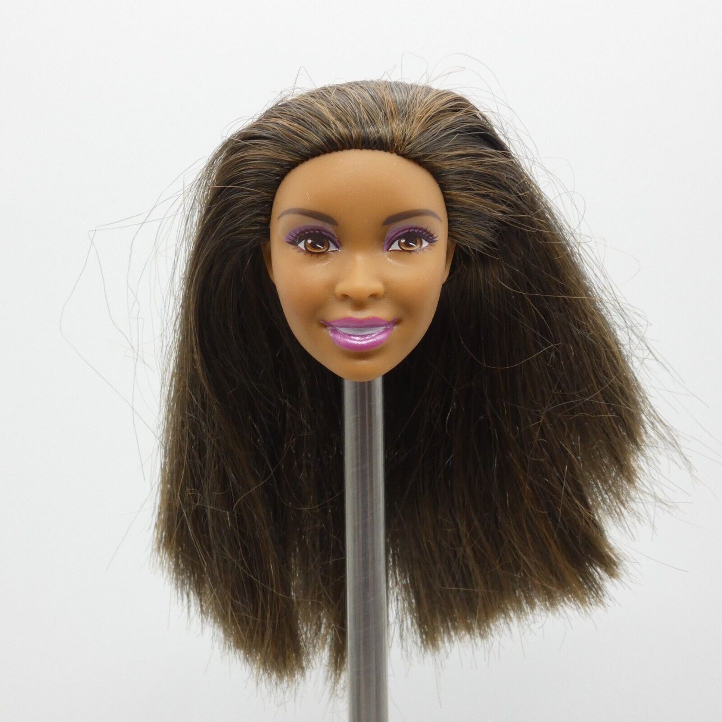 Barbie Fashionistas Doll Head Nikki Desiree Face AA Medium Skin 2013 BJV23