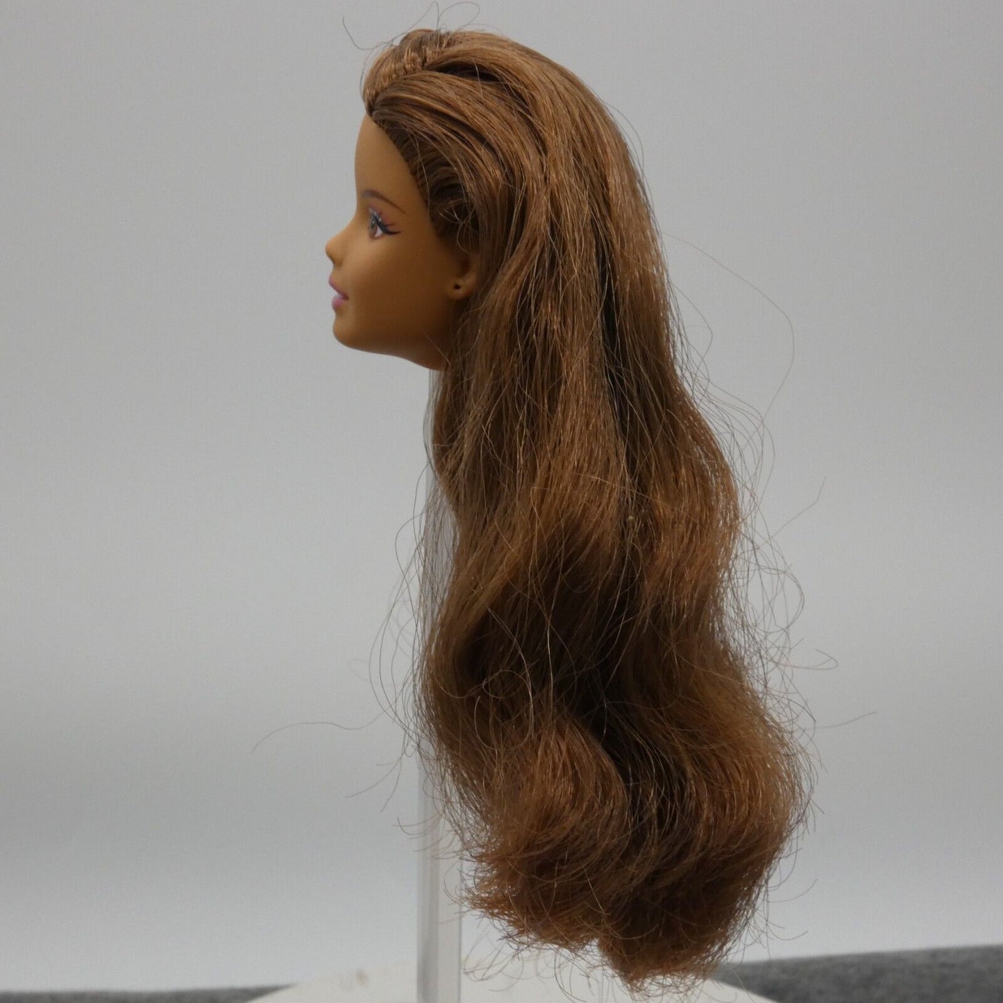 Barbie Birthday Wishes Doll Head Aphrodite Face Brown Hair 2015 Mattel CJY58