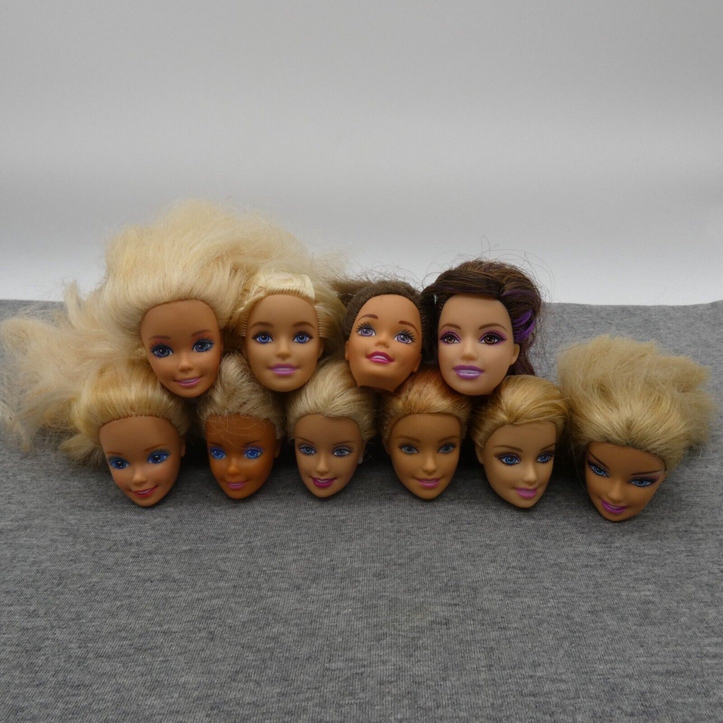 Barbie Doll Head Lot of 10 Heads Generation Girl CEO Superstar Summer Mattel