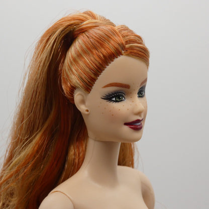 Barbie 2024 Holiday Red Head Hybrid Doll Generation Girl Face Made To Move JBF67