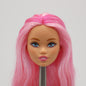 Barbie Dreamtopia Mermaid Doll Head Odile Face Pink Hair Open Mouth 2024 HRR05 A