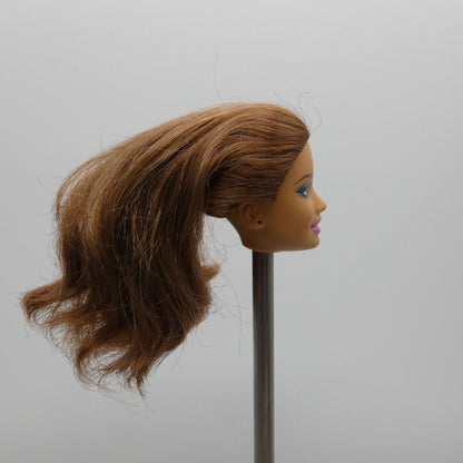 Barbie Fashionistas Teresa Clutch Wave 1 Doll Head Auburn Hair Side Glance W3897