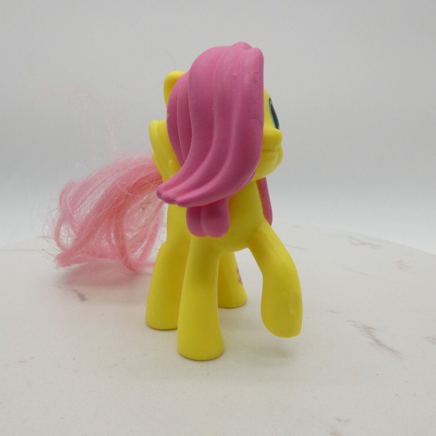 My Little Pony Fluttershy G4 McDonald's Toy Molded Mane Yellow 2016 Hasbro